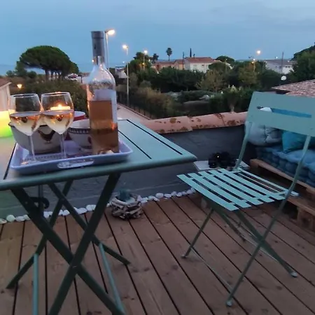 Avec Tropezienne Vue A L'ayguade ,climatisee ,parking Gratuit Et Proche Aeroport Homestay